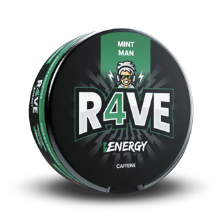 R4VE - Mint Manmg caffeine pouch tin