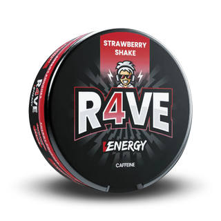 R4VE - Strawberry Shakemg caffeine pouch tin